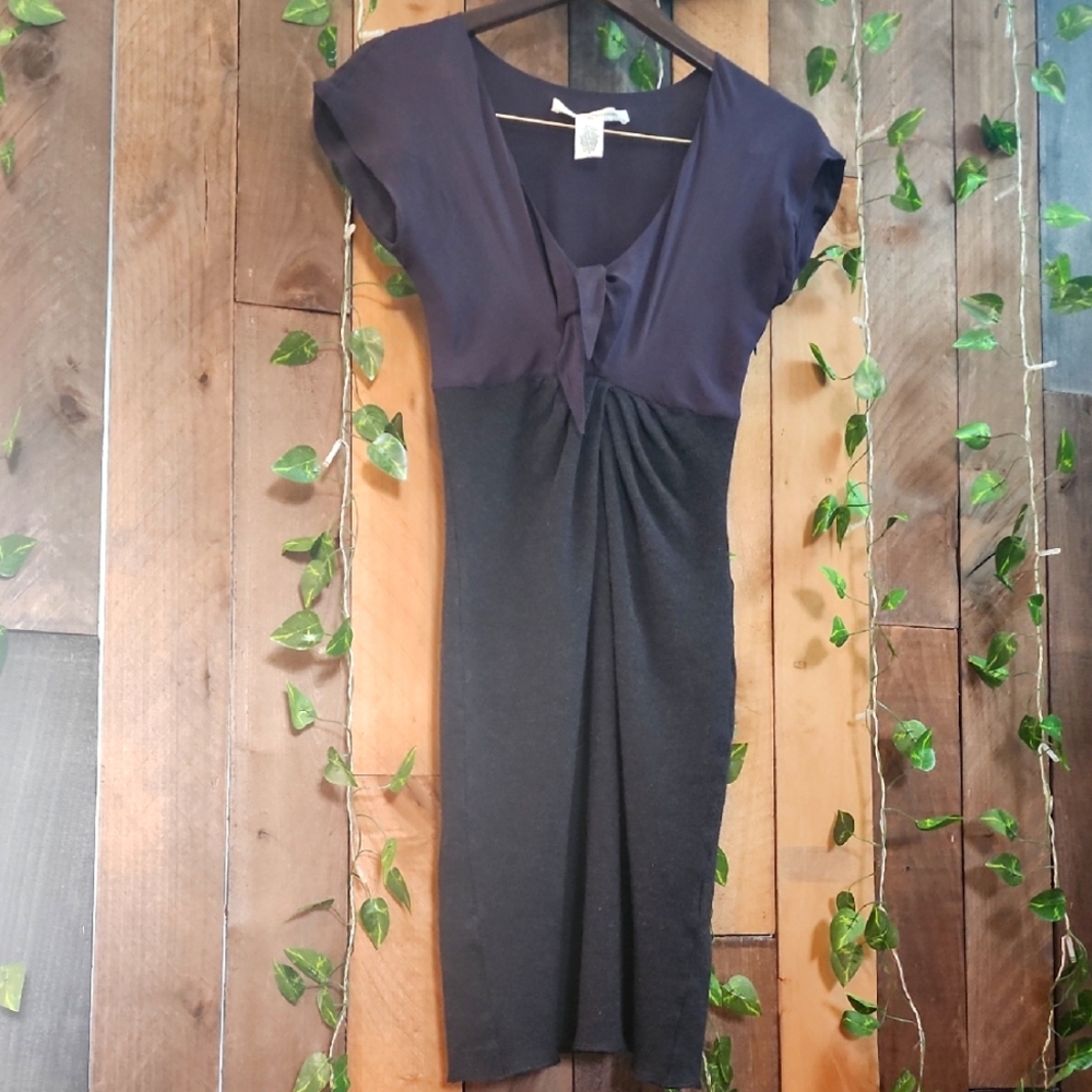 Diane Von Furstenberg Nanni Purple And Grey Dress Size 2
